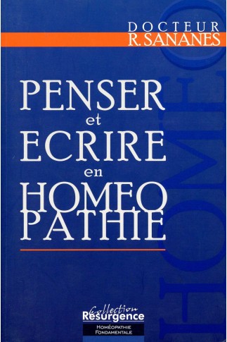 Penser et écrire en homéopathie 