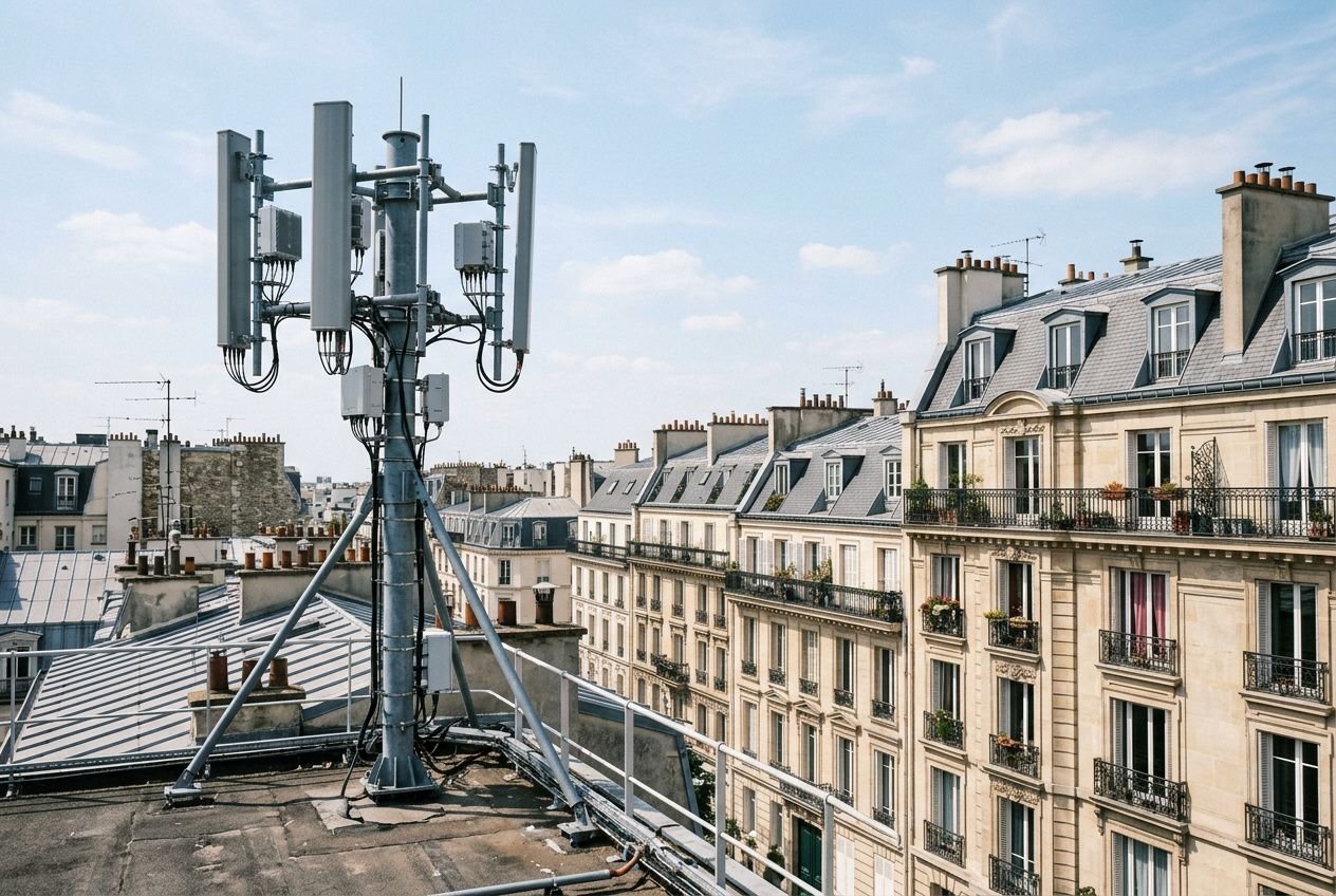 Distance de sécurité antenne 5G : ondes, santé et réglementation