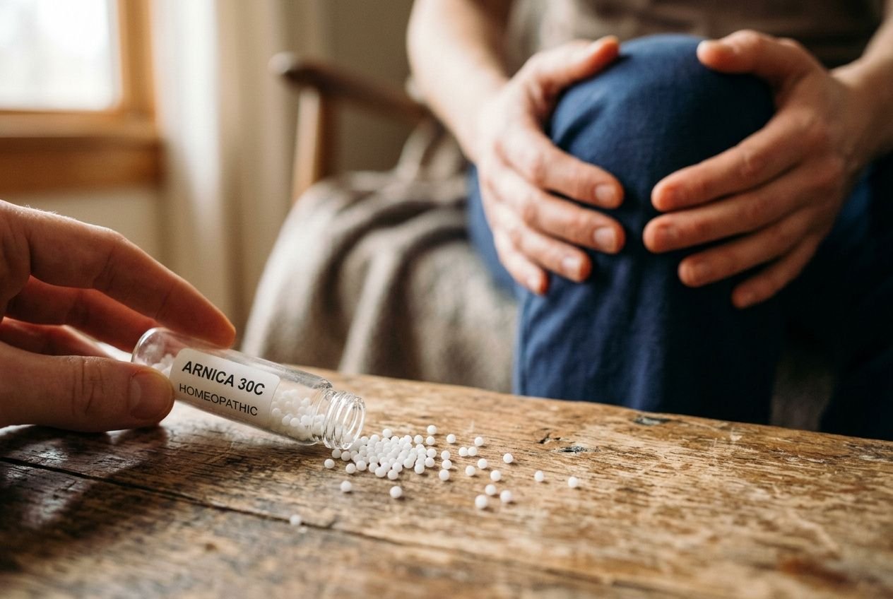 Homéopathie pour l'arthrose du genou : les meilleurs granules pour votre articulation